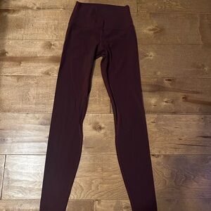 LULU ALIGN garnet high waisted leggings SZ 4